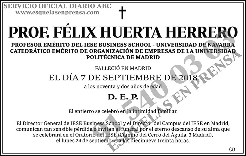 Félix Huerta Herrero